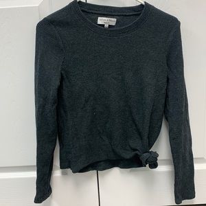 Madewell Texture & Thread Knot Front Top Small